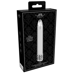 Royal Gems Mini Vibro Shiny 11cm Argenté